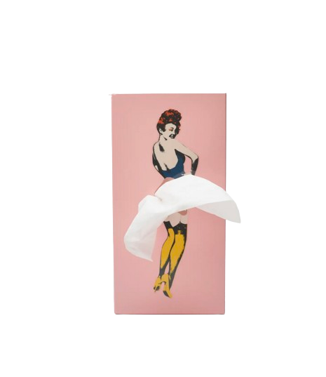 SPEXTRUM - Boîte à mouchoirs Flying Skirt Rose