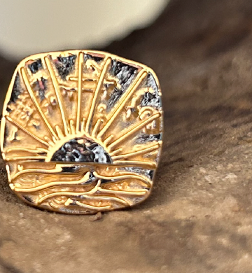 AU FIL DE LO - Bague Médaille Soleil