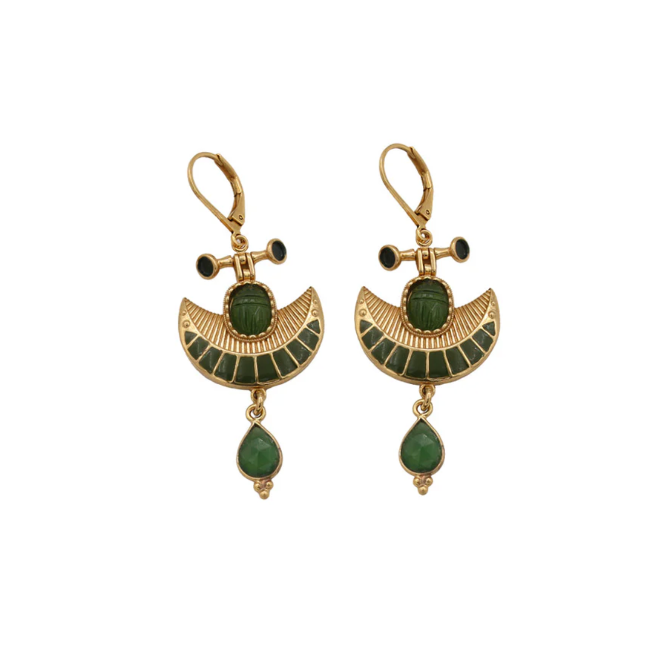 LA2L - Boucles d’oreilles Zana Email Goutte
