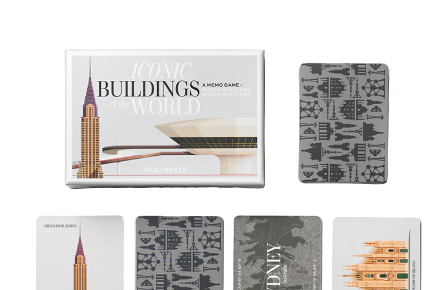PRINTWORKS - Jeu Memory Iconic Buildings