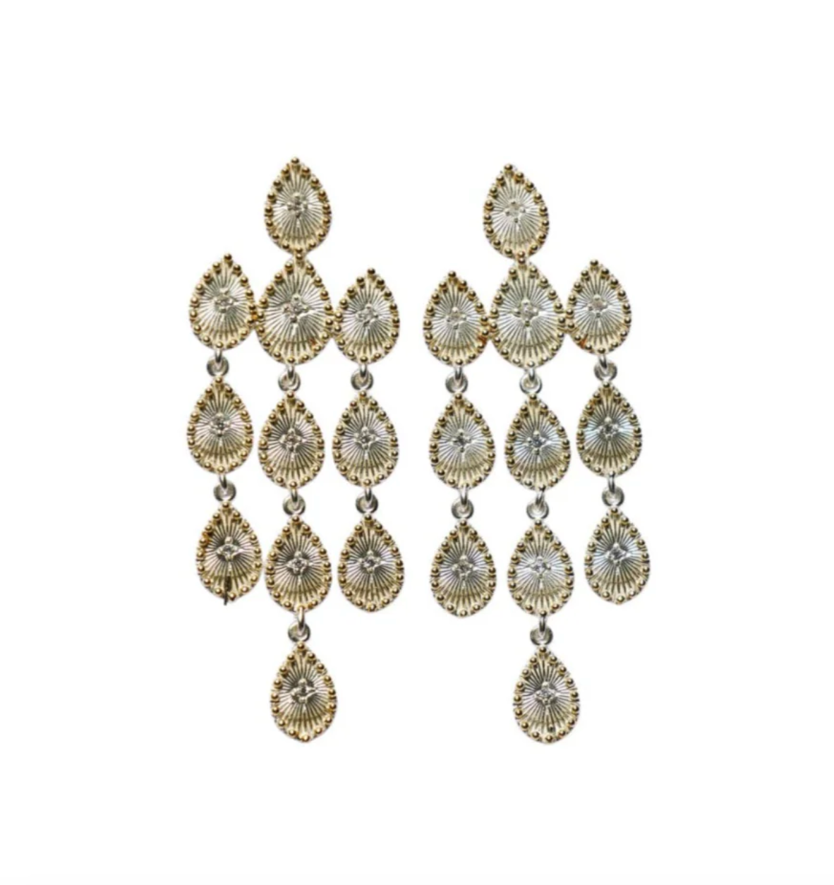 DIAPERIS - Boucles d'oreilles Nesis argent