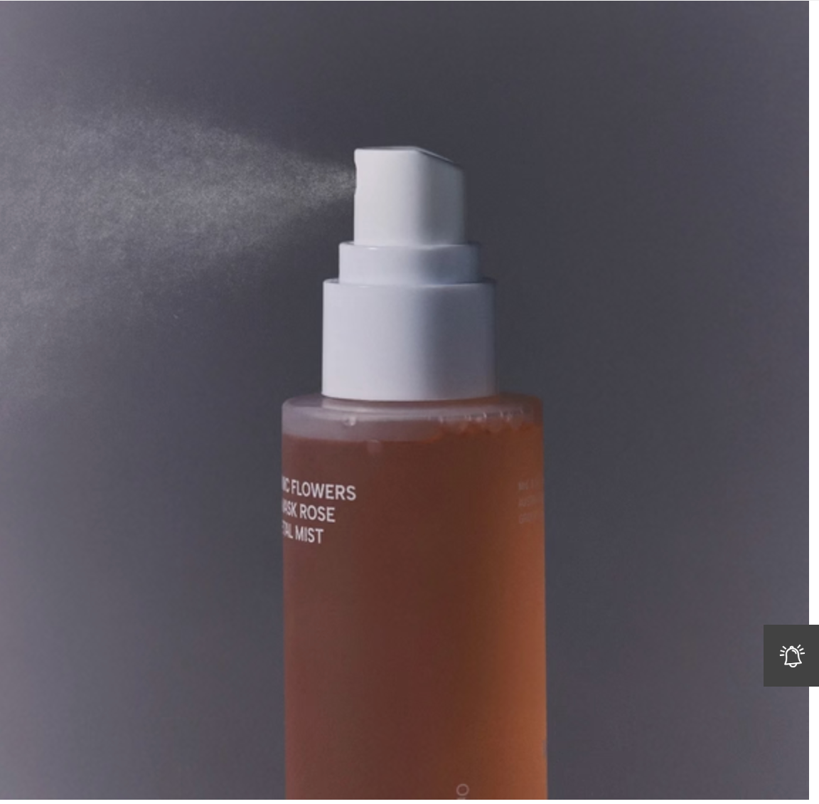 Organic Flowers Damask Rose Petal Mist – vue 3 – WHAMISA | George Genève