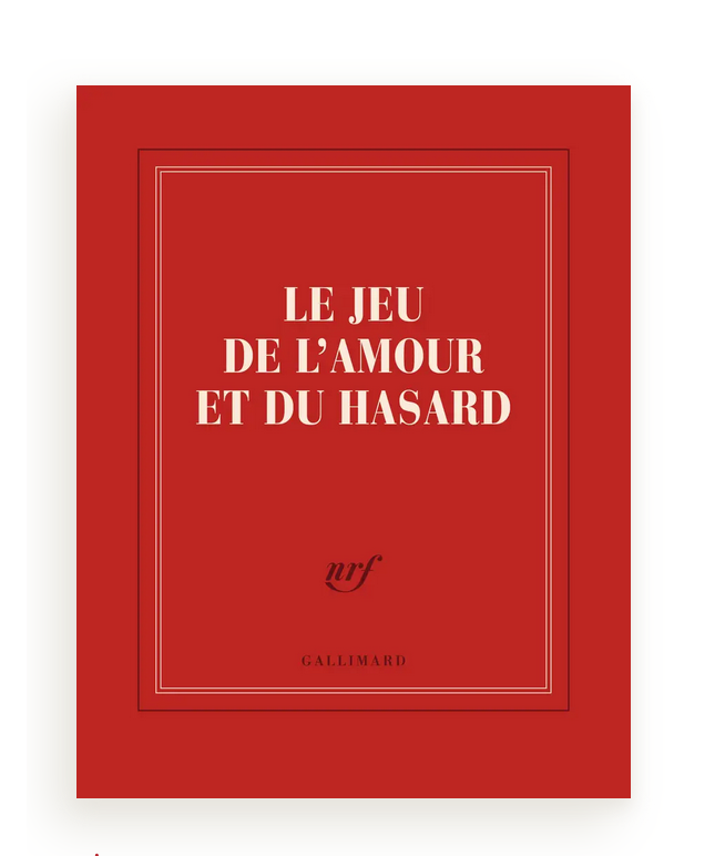 Carnet - Le Jeu de l'Amour et du Hasard – GALLIMARD | George Genève