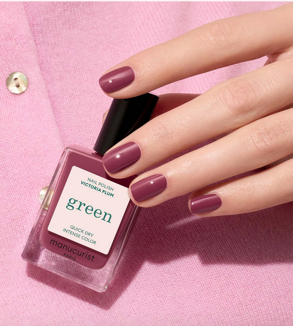 Vernis Green - Victoria Plum – vue 2 – MANUCURIST | George Genève