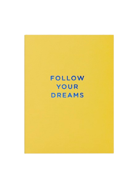 Follow Your Dreams – CARTE DE VOEUX | George Genève