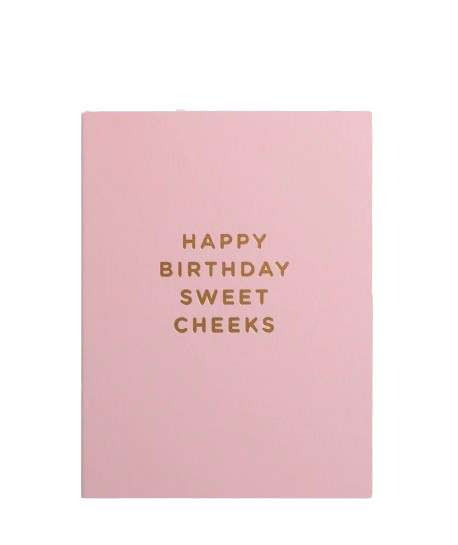 Sweet cheeks – CARTE DE VOEUX | George Genève
