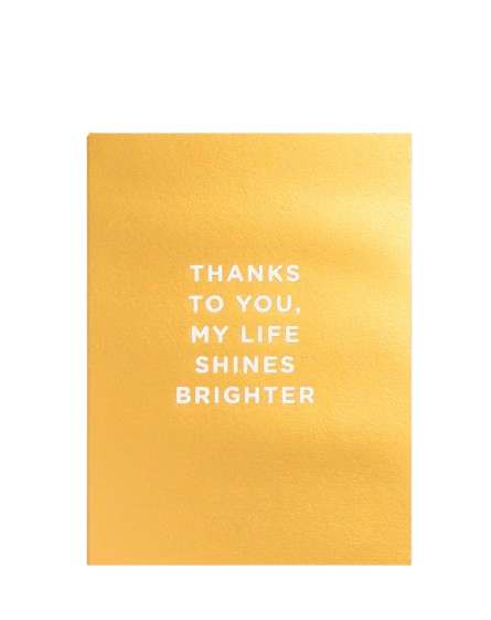My Life Shines Brighter – CARTE DE VOEUX | George Genève