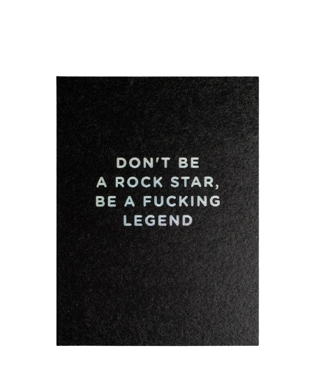 Don't Be a Rock Star – CARTE DE VOEUX | George Genève