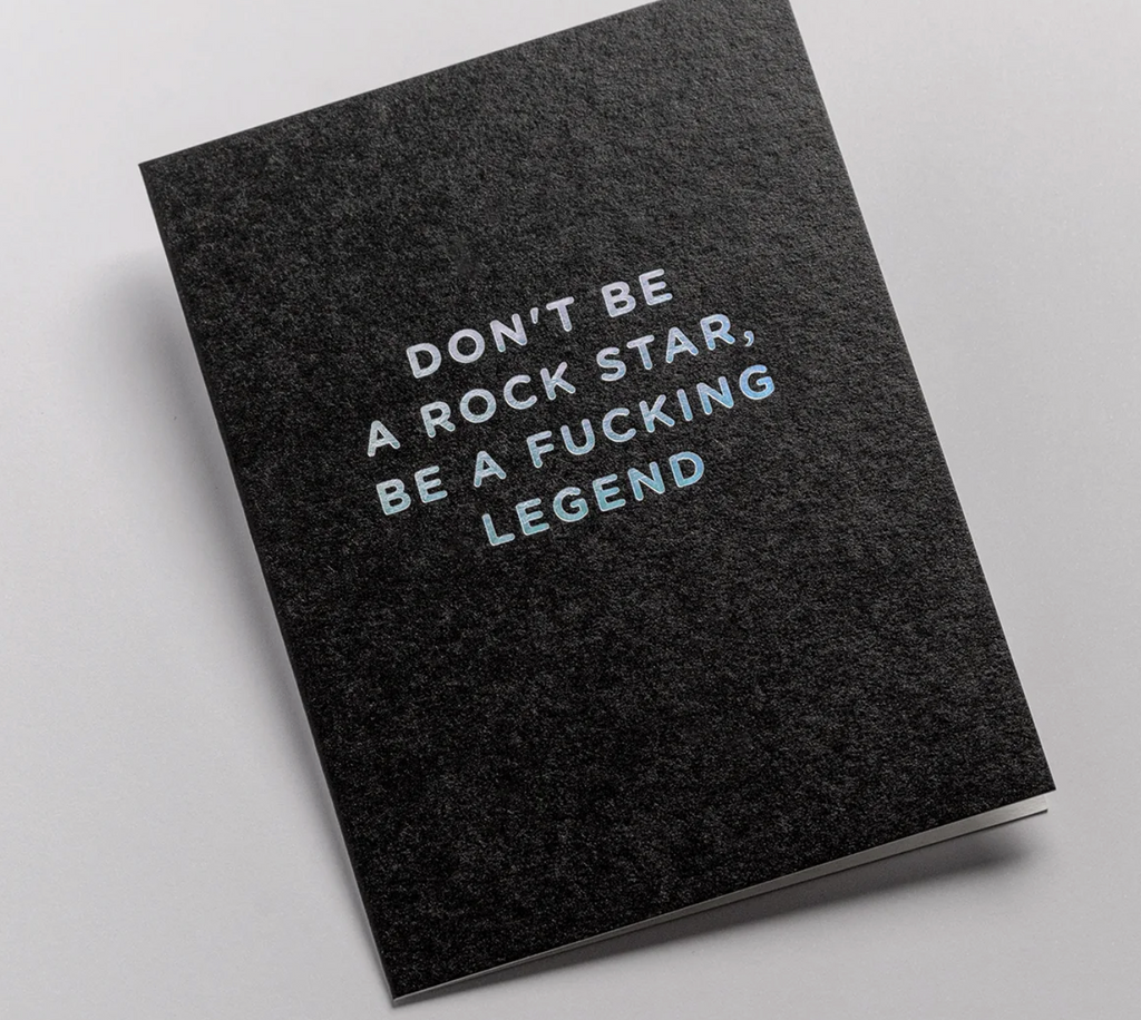 Don't Be a Rock Star – vue 2 – CARTE DE VOEUX | George Genève