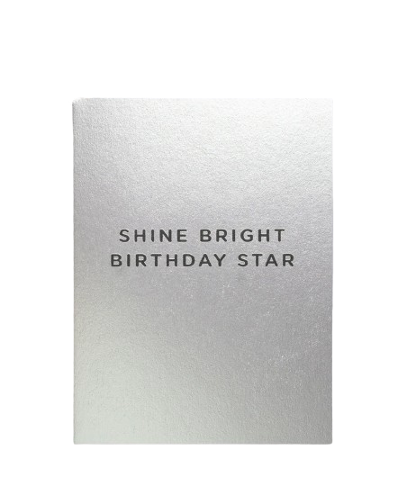 Shine Bright Birthday Star – CARTE DE VOEUX | George Genève