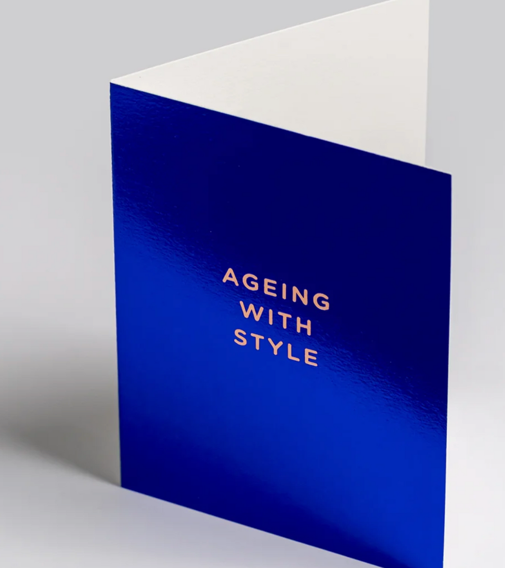 Ageing With Style – vue 2 – CARTE DE VOEUX | George Genève