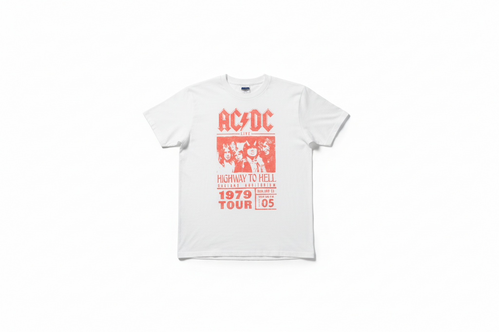 T-shirt ACDC HighWay to Hell – RECYCLED KARMA | George Genève