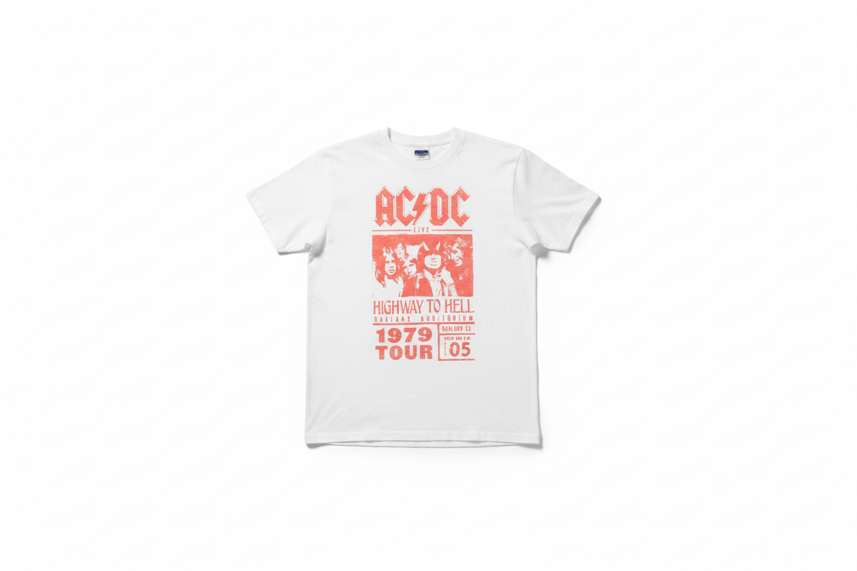 T-shirt ACDC HighWay to Hell – RECYCLED KARMA | George Genève