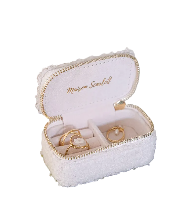 Boîte à bijoux Marie - Teddy Blanc – MAISON SCARLETT | George Genève
