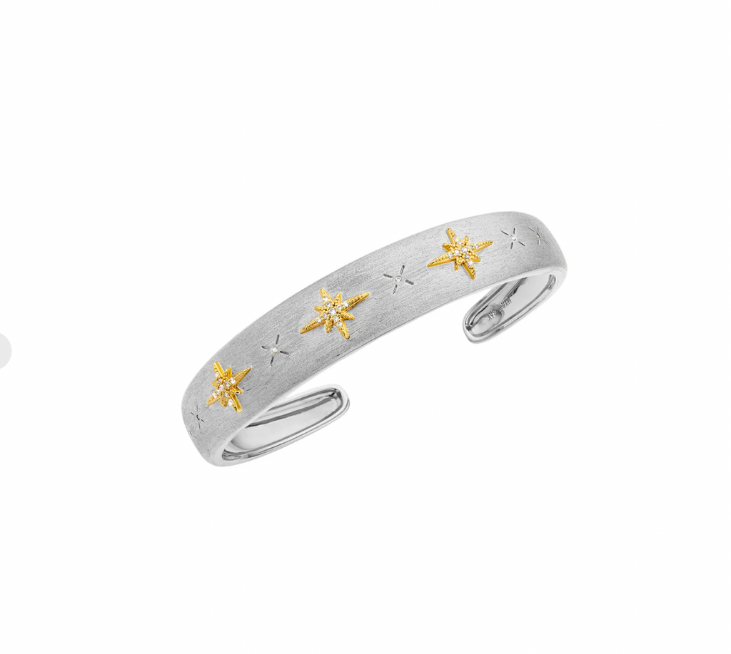 Bracelet Diwali Cuff Silver – MYA BAY | George Genève