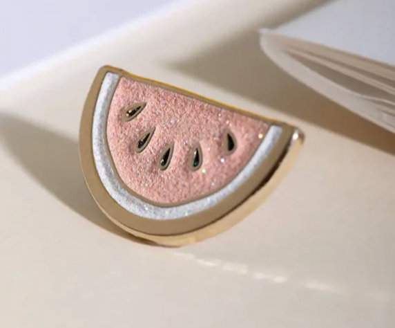Pins Watermelon – vue 2 – ALL THE WAYS TO SAY | George Genève