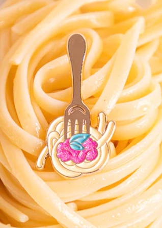 Pins Fork & Pasta – vue 2 – ALL THE WAYS TO SAY | George Genève