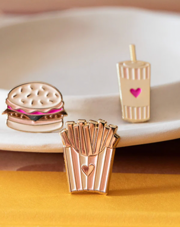 Pins Just food XL – vue 2 – ALL THE WAYS TO SAY | George Genève