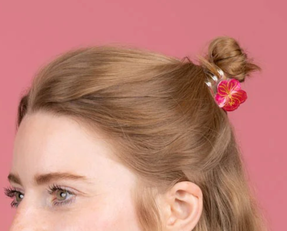Pince à cheveux - Mini Hibiscus – vue 2 – COUCOU SUZETTE | George Genève