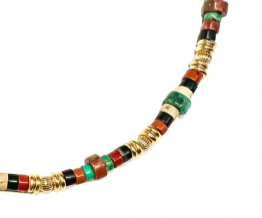 Collier Doli Marron – vue 3 – GACHON POTHIER | George Genève