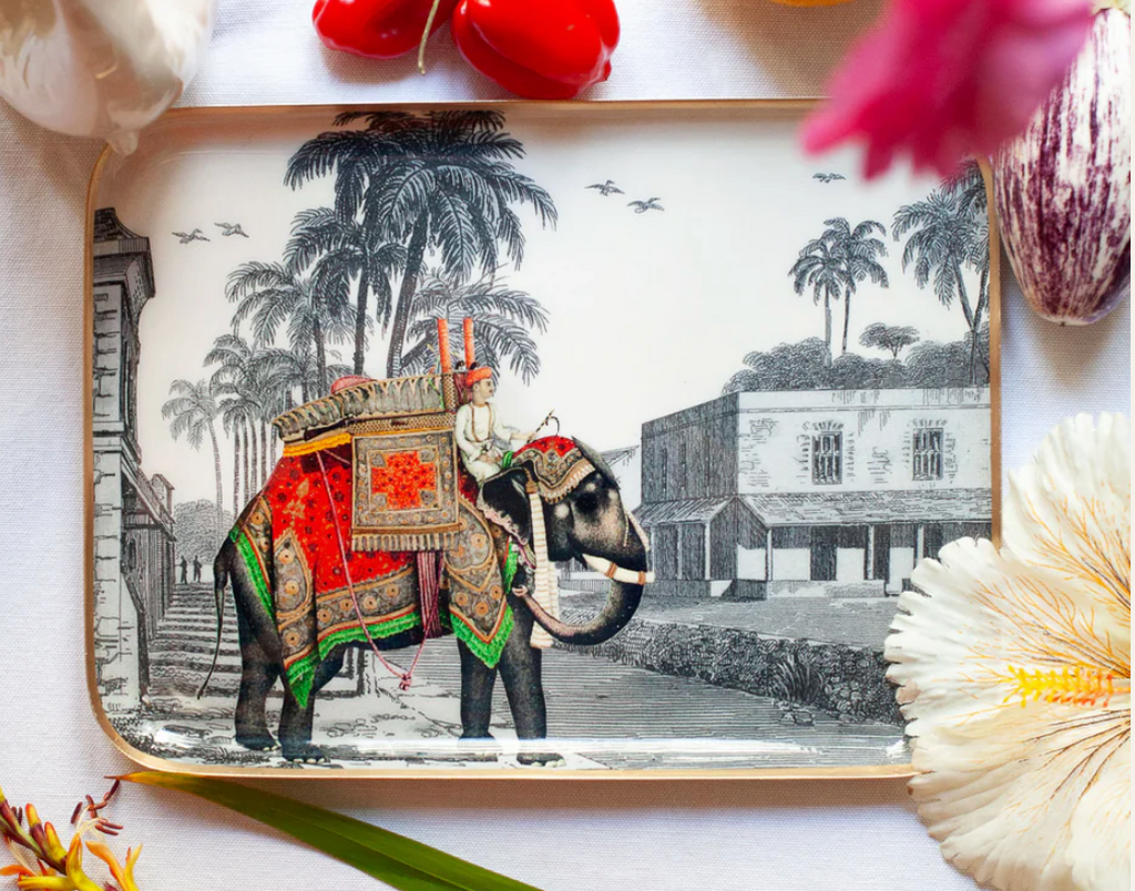 PARADISIO IMAGINARIUM - Indien-Tablett 20 x 27 cm