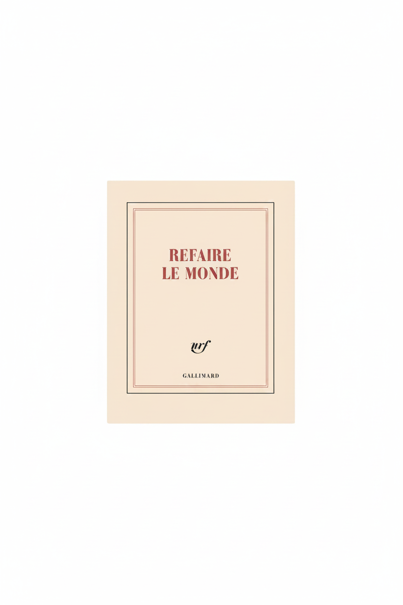 GALLIMARD - Carnet - Refaire Le Monde