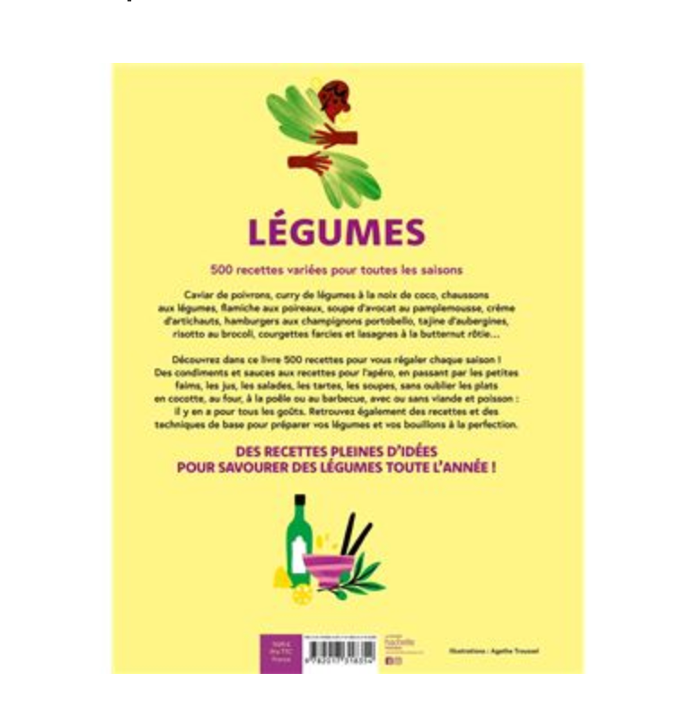 LIVRE DE CUISINE - Légumes