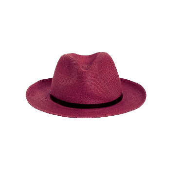 TRAVAUX EN COURS - Chapeau en papier - Prune