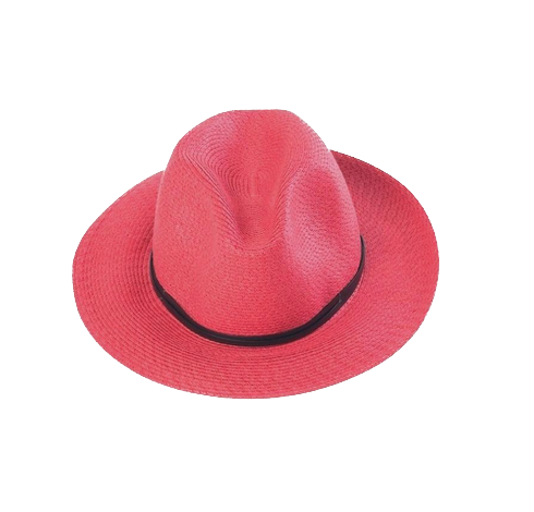 TRAVAUX EN COURS - Chapeau en papier - Framboise