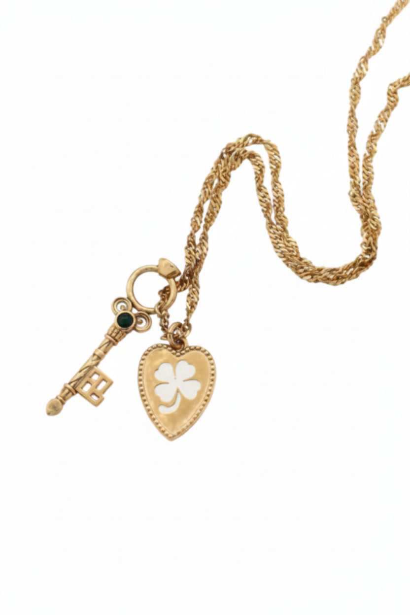 LA2L - Collier Sacha Coeur Clé