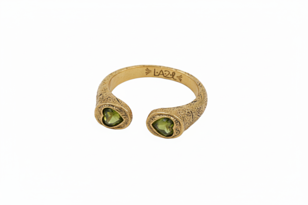 LA2L - Bague Sissi Double Coeur
