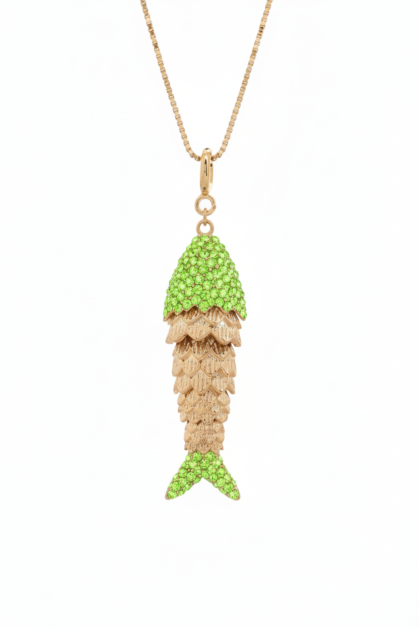 LSONGE - Les Loulous Collier Long Poisson XL 55cm