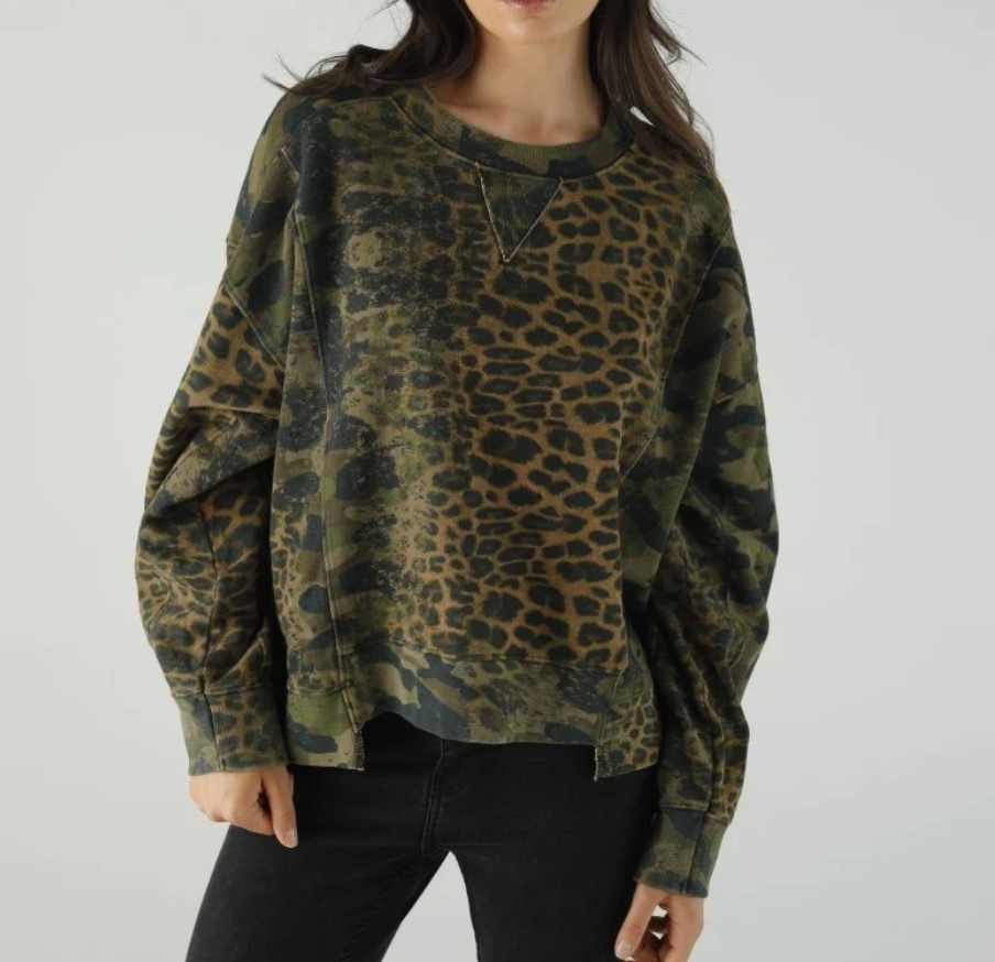 ONE TEE - Sweat Dany Léopard