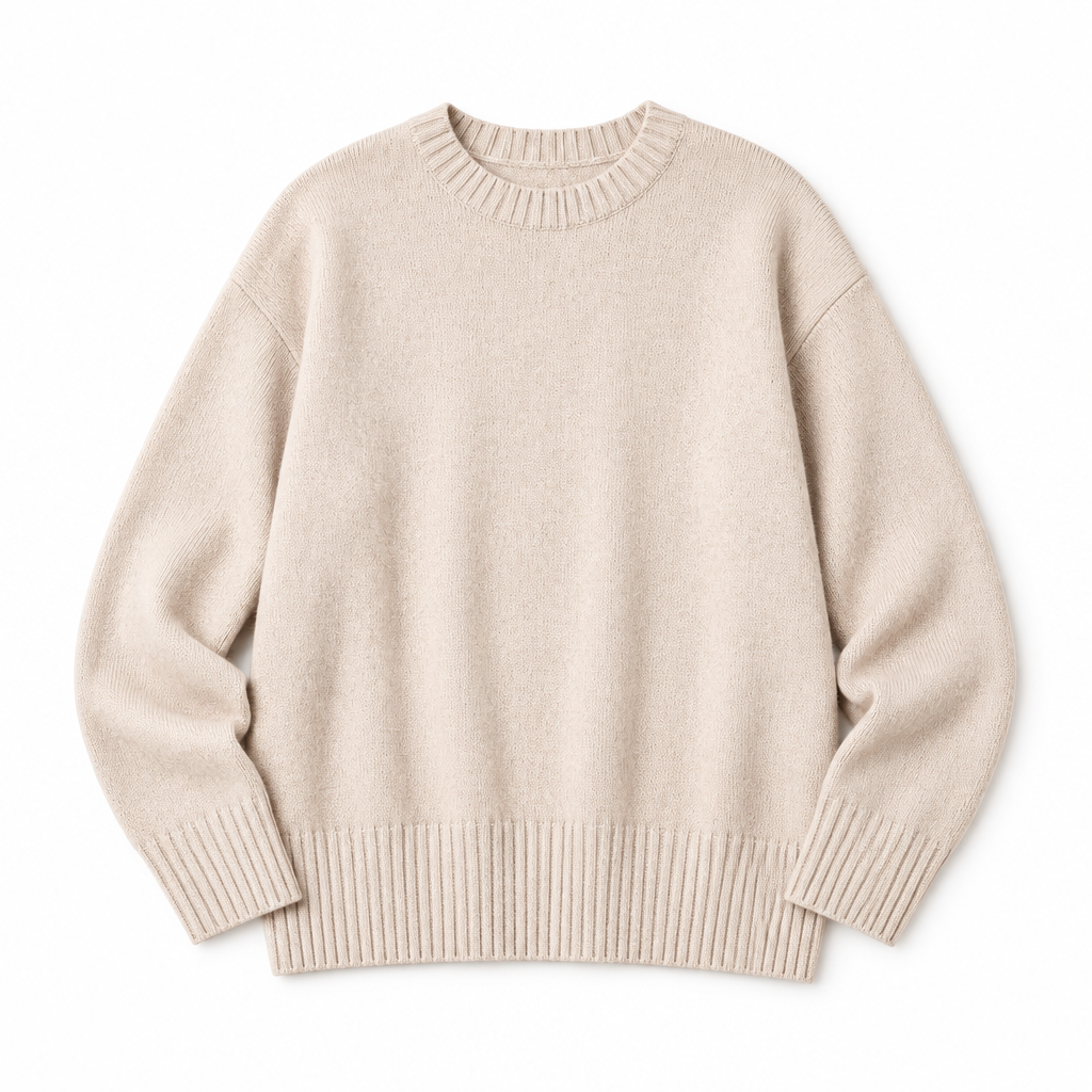 LES TRICOTS DE LEA - Pull Cachemire Beige Chiné