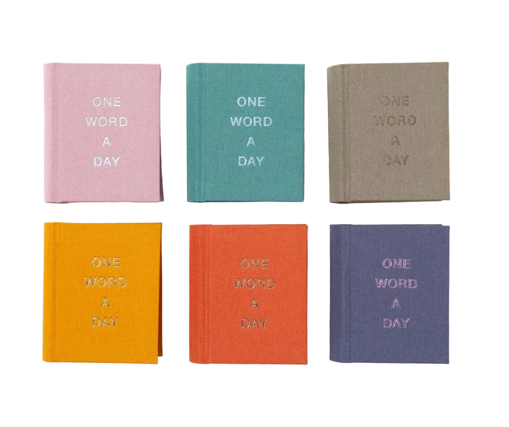 ONE WORD A DAY - Mini Pink Notebook