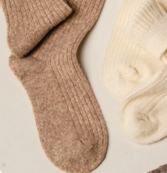 BED & BUTTER - Grosses Chaussettes Courtes - plusieurs coloris