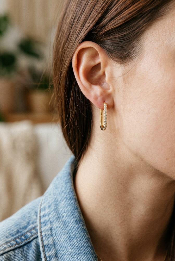 MYA BAY - Boucles d'oreilles Shiny Jazzy Or