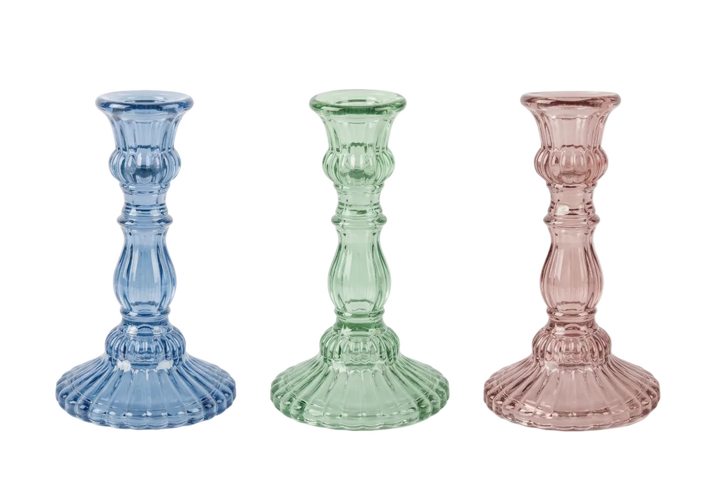 BY ROOM - Bougeoir en verre 17 cm