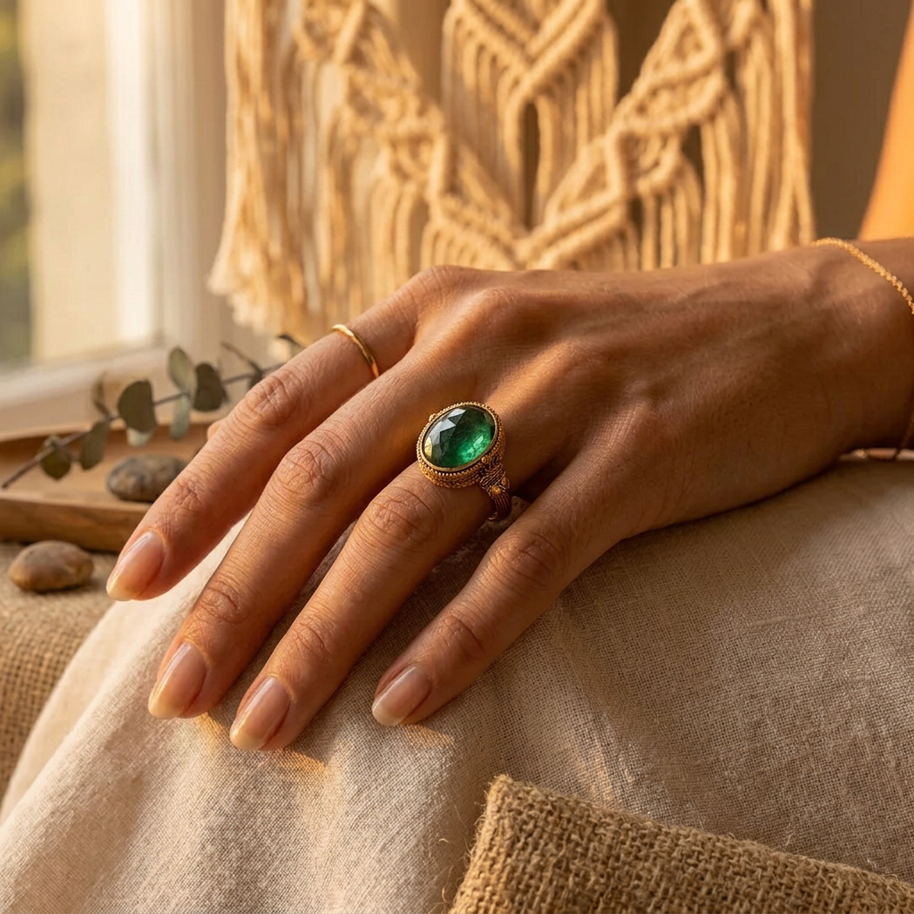LA2L - Bague Camay Tourmaline Bleue