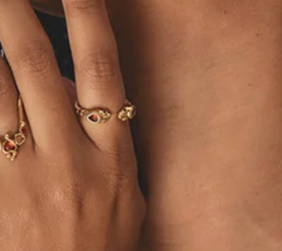 LA2L - Bague Sissi double tête Serpentine