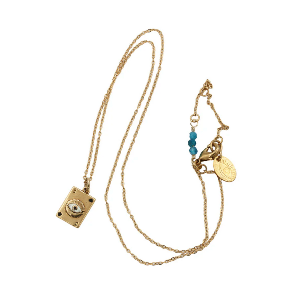 LA2L - Collier Sacha Mini Carte DESTIN
