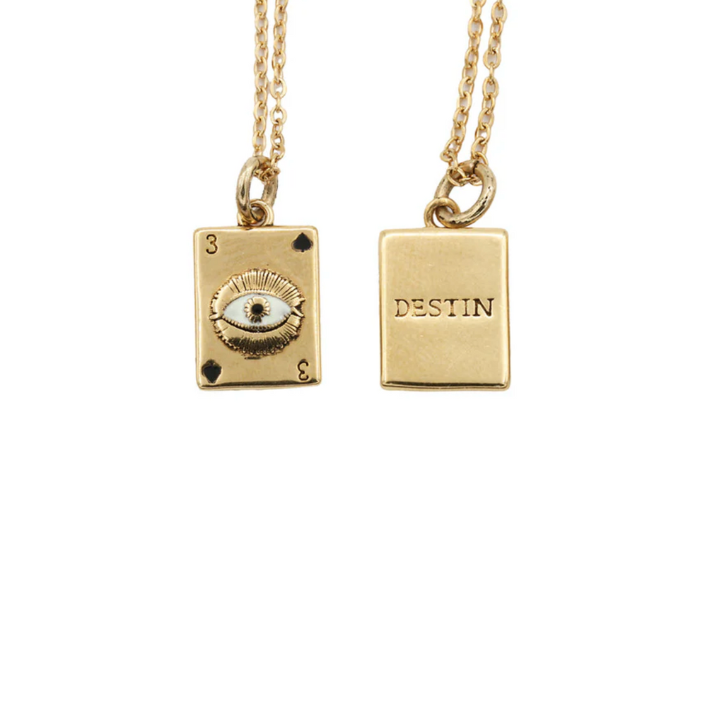 LA2L - Collier Sacha Mini Carte DESTIN