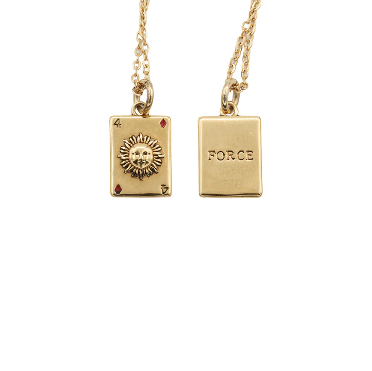 LA2L - Collier Sacha Mini Carte DESTIN
