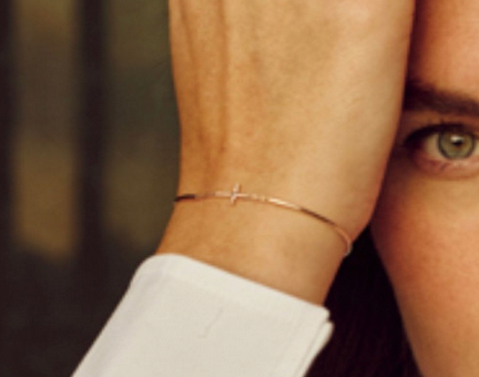 SING A SONG - Bracelet Jonc Chaîne Oeil