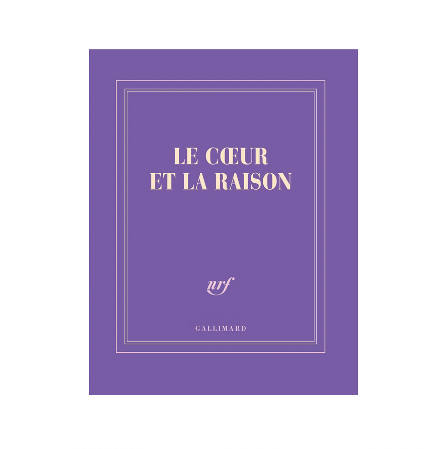 GALLIMARD - Carnet - Le Coeur et La Raison