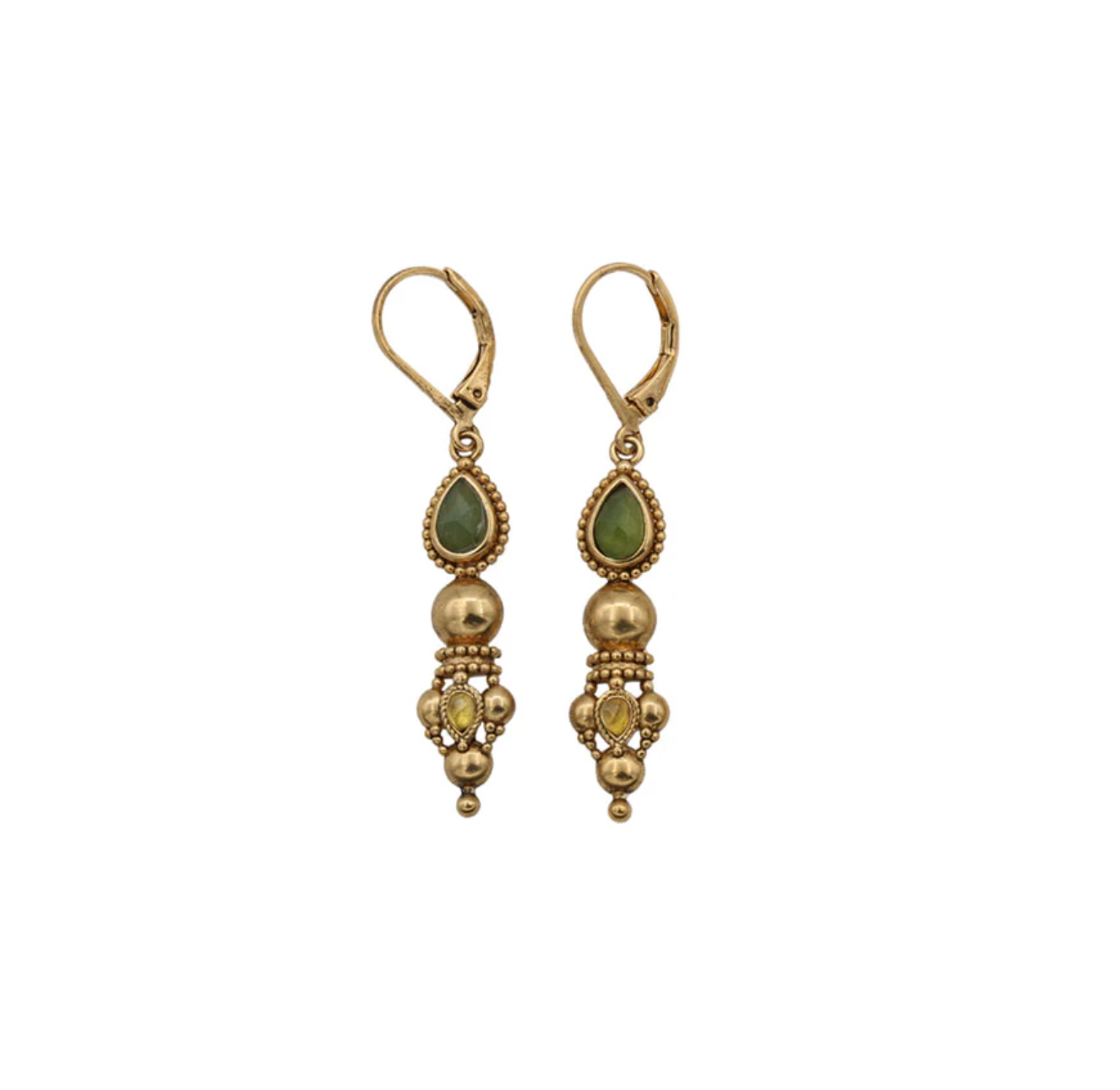 LA2L - Boucles d'oreilles Jasmine Goutte (deux coloris)