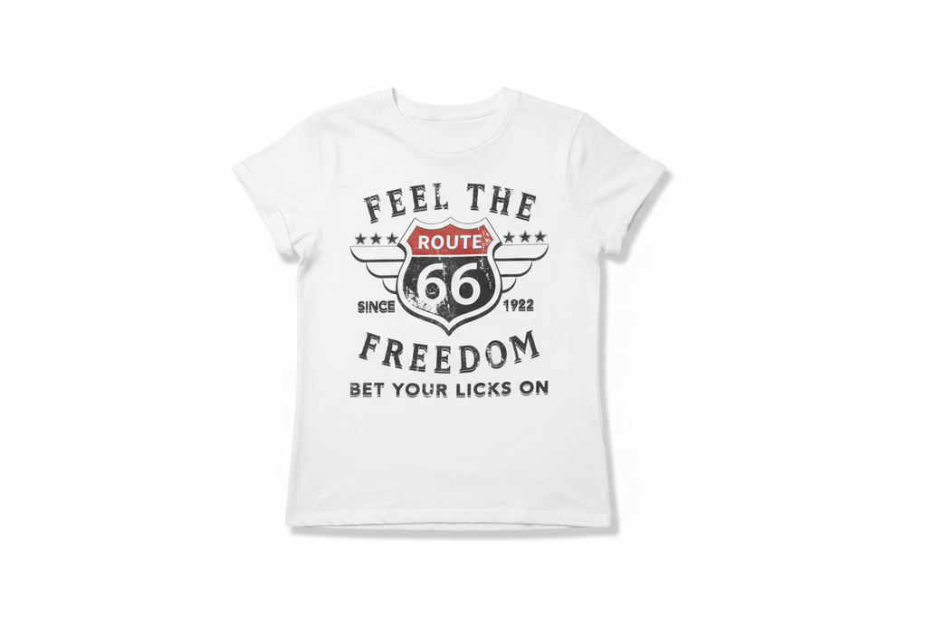 T-shirt Route 66 – RECYCLED KARMA | George Genève