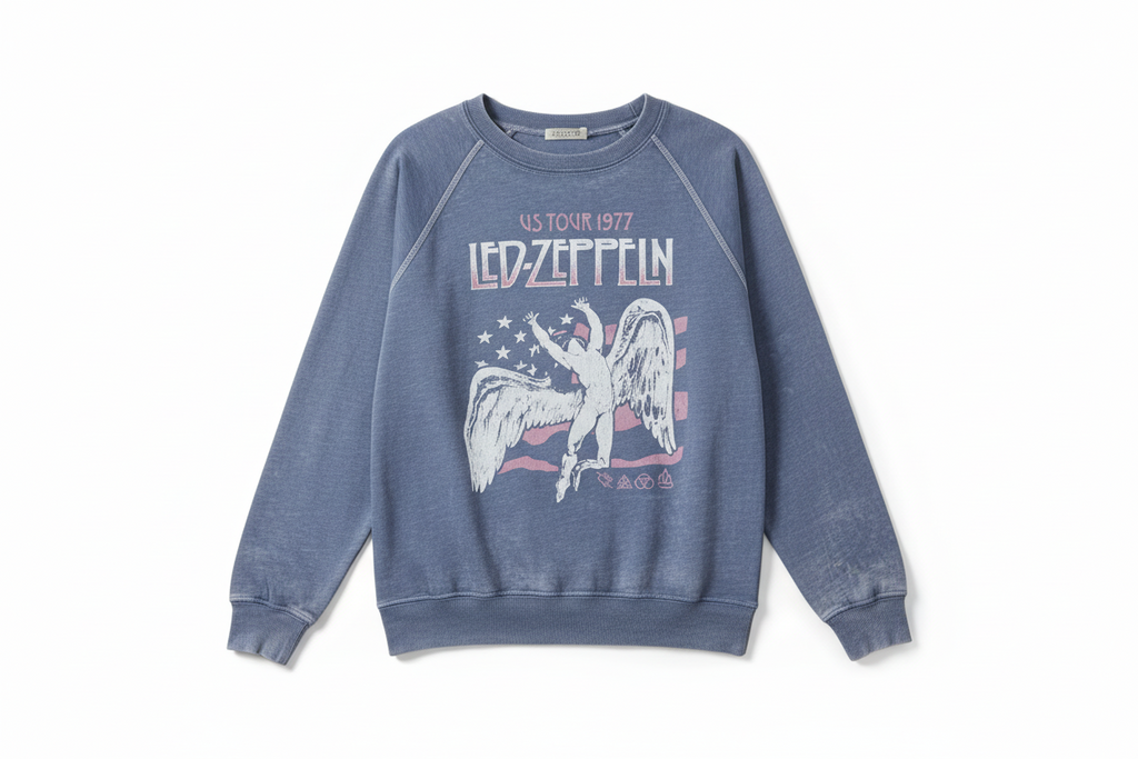 Sweat Shirt Led Zeppelin – RECYCLED KARMA | George Genève