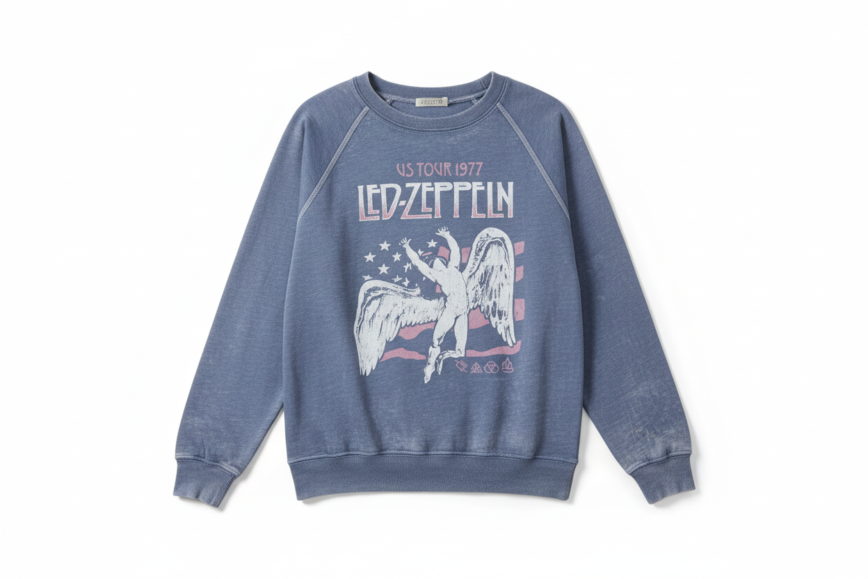 Sweat Shirt Led Zeppelin – RECYCLED KARMA | George Genève