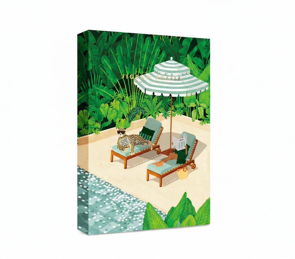 Puzzle 1000 pièces - Summer Pool – ALL THE WAYS TO SAY | George Genève